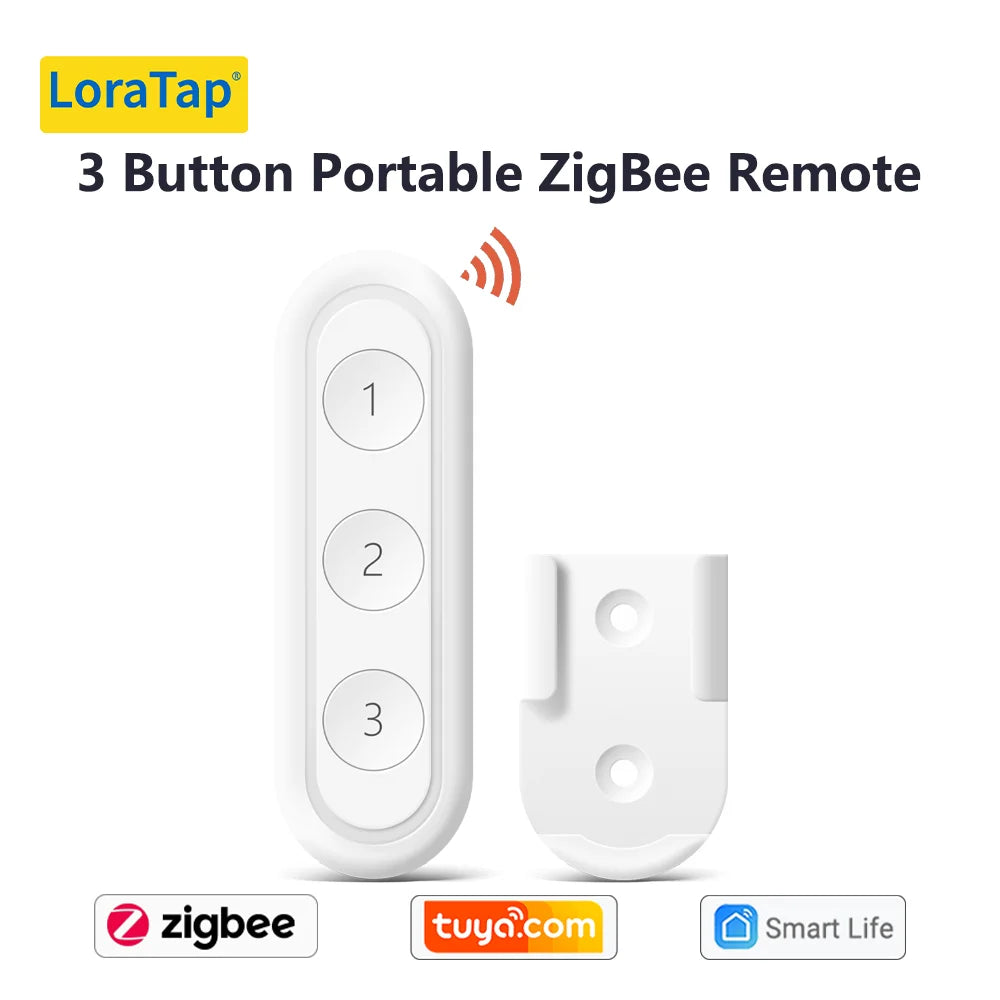 ZigBee Smart Scene Switch Wireless Remote Controller | Tidesmit EU 3 Gang ZigBee Remote China Mainland Tidesmit