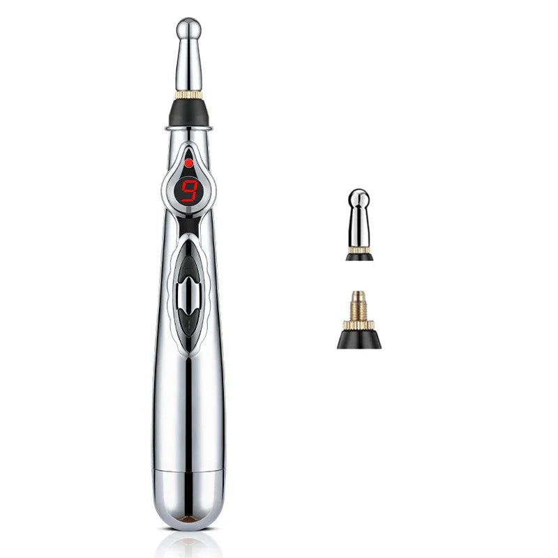 Electric Acupuncture Massage Pen for Targeted Muscle Relief - Tidesmit Back Massage Instrument 2 heads-OPP Tidesmit