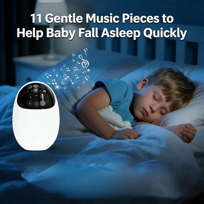 Portable Outdoor Baby Stroller Rocker with Night Light Bluetooth Speaker White Noise Electric Baby Sleep Soothing Device