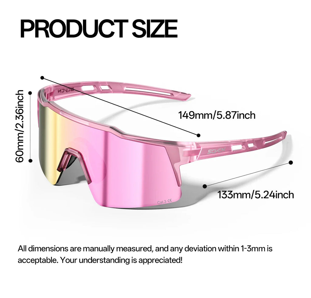 SCVCN 2026 New Cycling Sunglasses Photochromic Hiking Eyewear Driving Fishing Glasses for Women Men Travel Golf MTB Bike Goggles