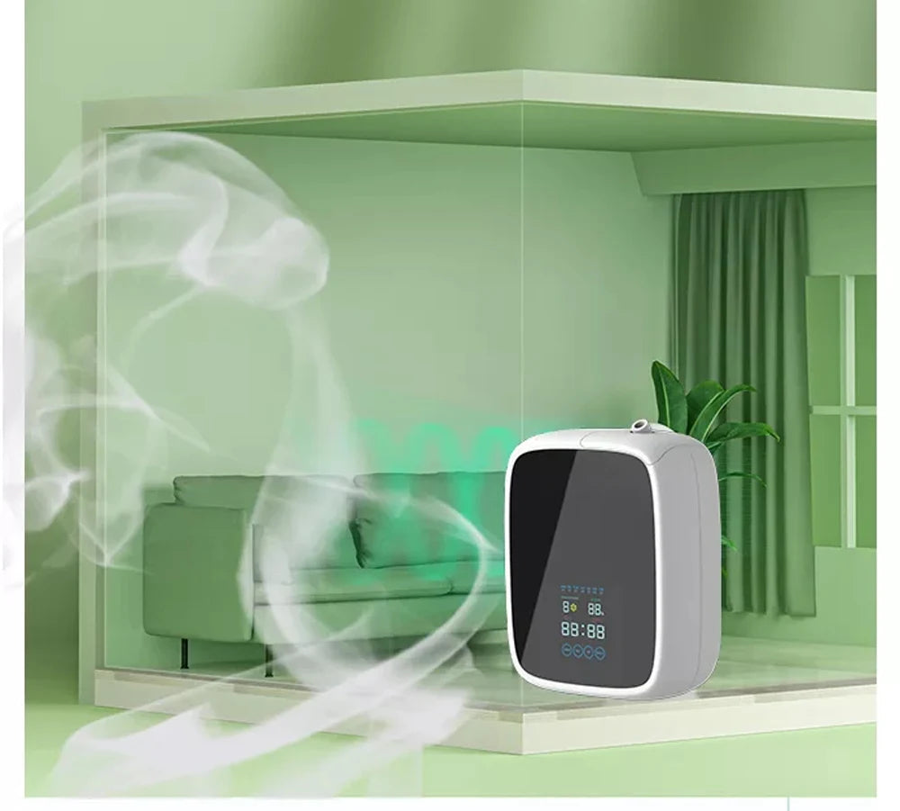 500ml Professional Aroma Diffuser Hotel Air Freshener Wll-mounted Commercial Essential Oil Diffuser Waterless Scent Machine