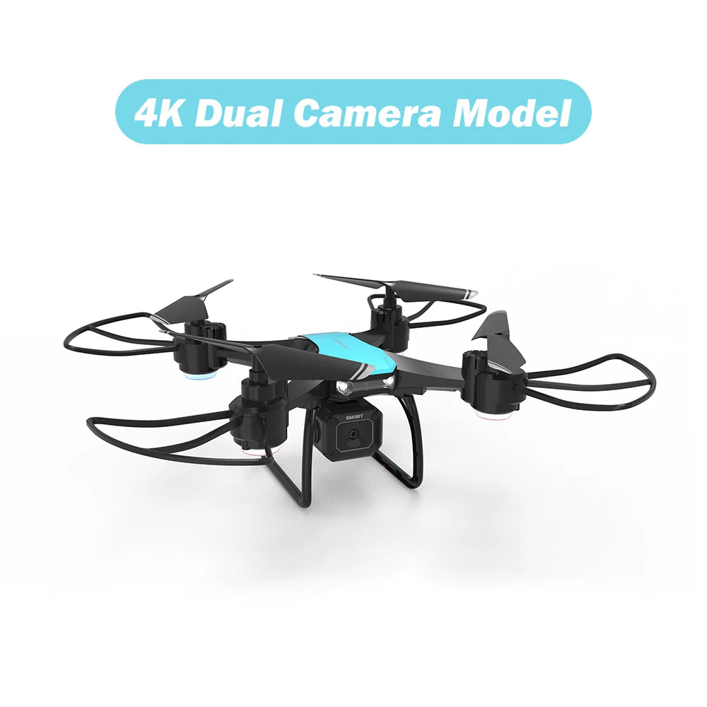 4K Camera Drone for Kids – Foldable Beginner Quadcopter with Smart Flight 4K camera blue Tidesmit