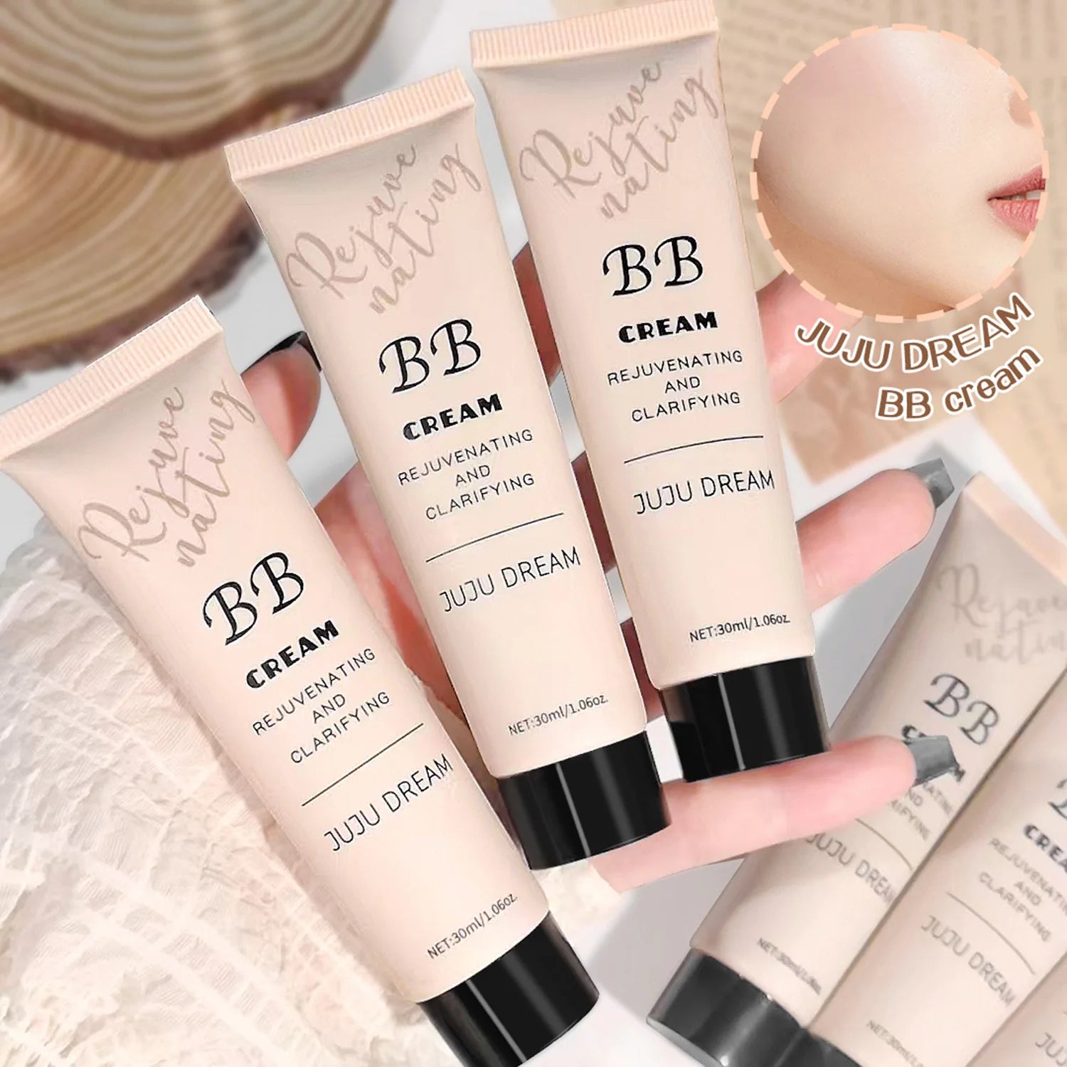 Tidesmit BB cream and liquid foundation for moisturizing oil control with long-lasting waterproof concealer coverage