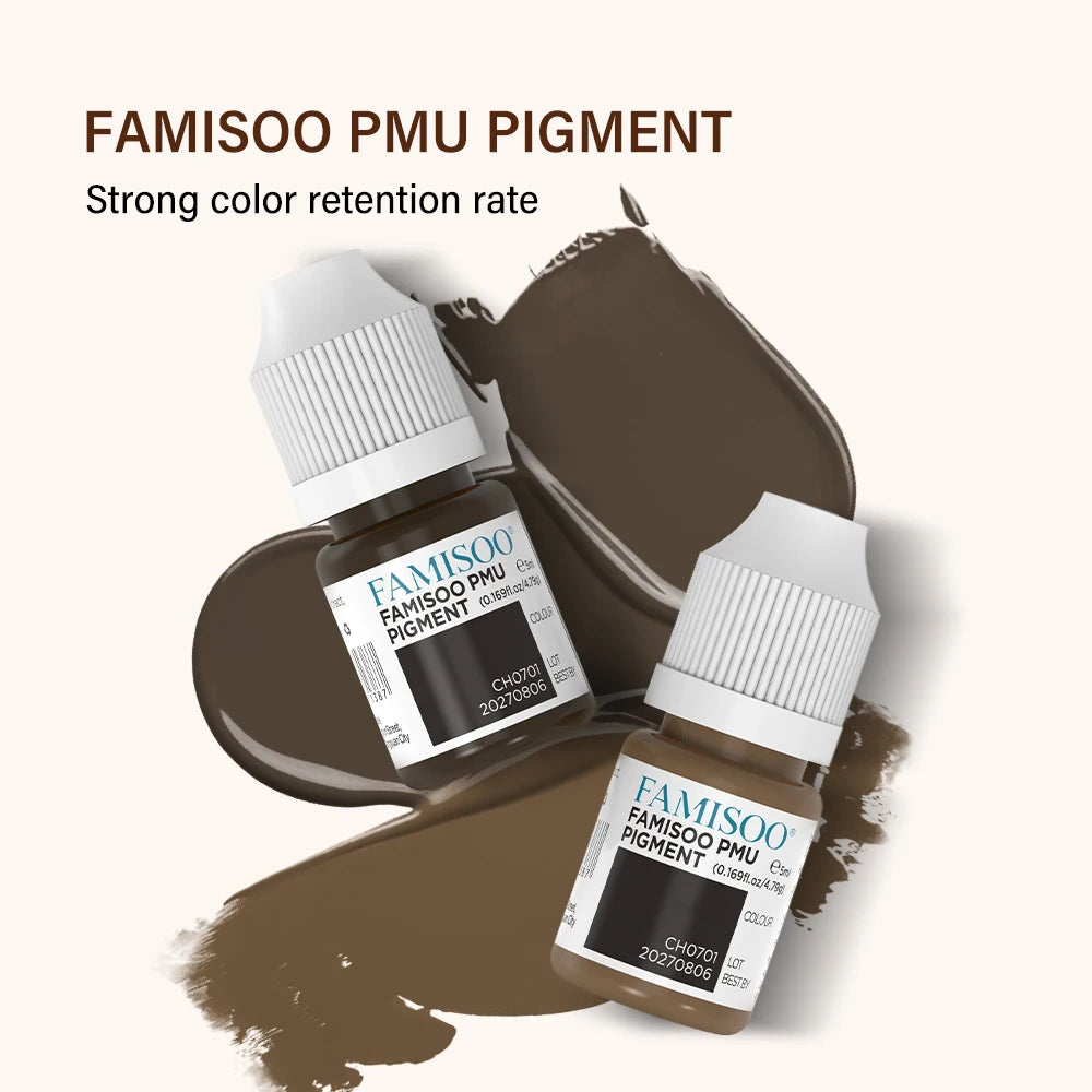 Professional Microblading Eyebrow Tattoo Ink - Long-Lasting 5ml Pigment Permanent Makeup Machines Tidesmit