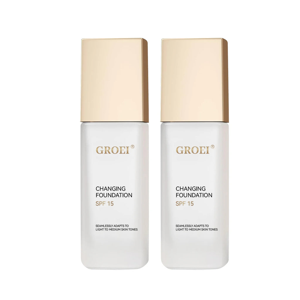 Tidesmit color changing foundation texture close-up for waterproof oil-control hydrating face makeup base