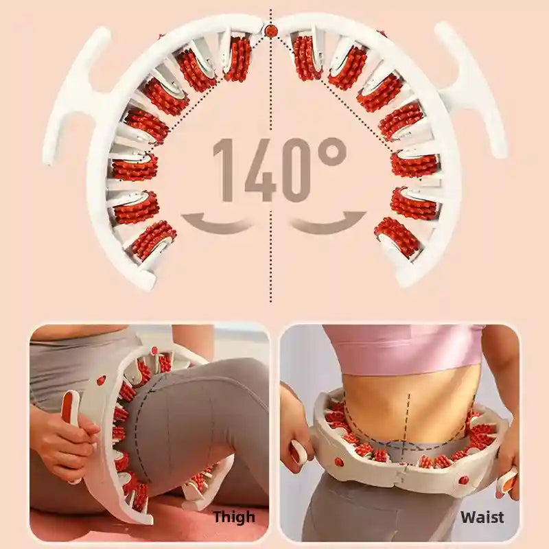 Massage Roller Ring for Full Body Muscle Relief - Tidesmit Rechargeable Massage Roller Tidesmit