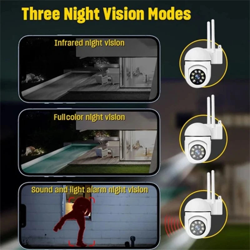 8MP Wifi Camera Wireless IP Surveillance Camera Video Monitor Night Vision Human Tracking Two-Way Audio Smart Home Baby Monitor