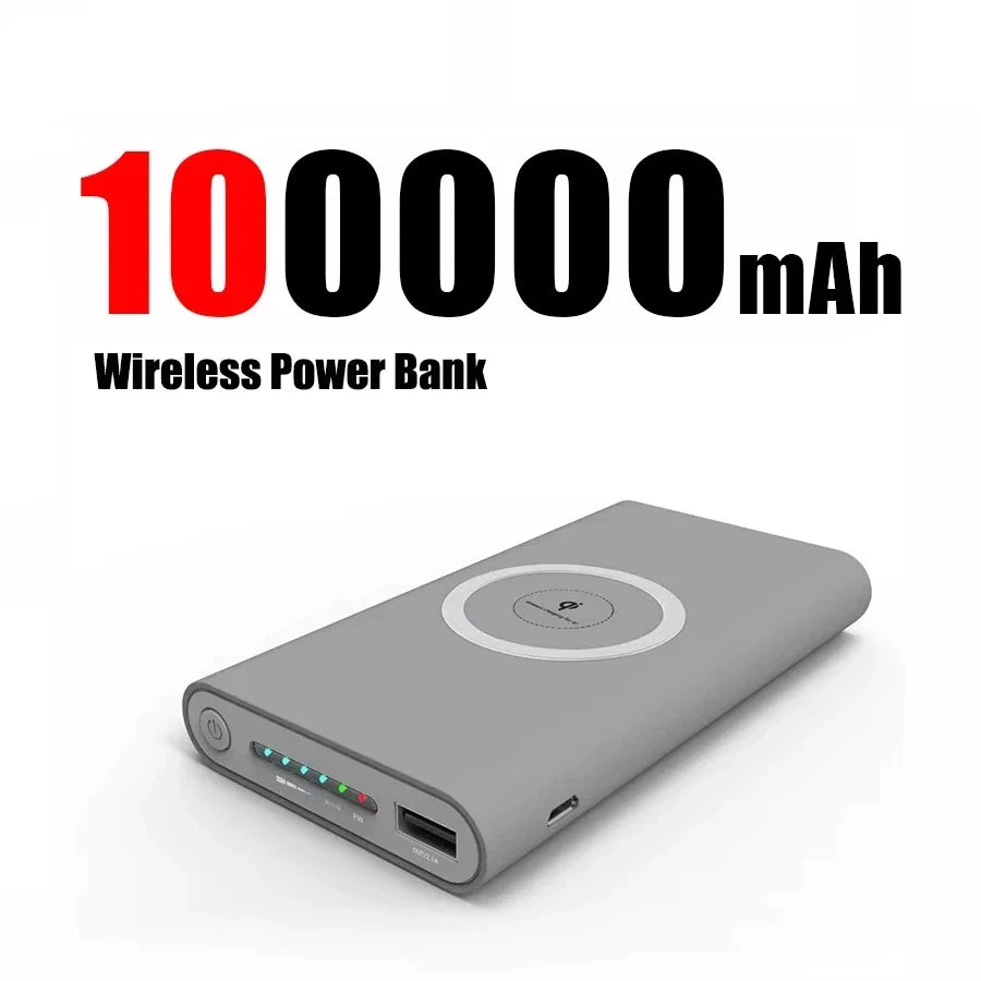 Tidesmit 50000mAh Fast Charging Power Bank with PD USB-C Grey 100000mAh Tidesmit