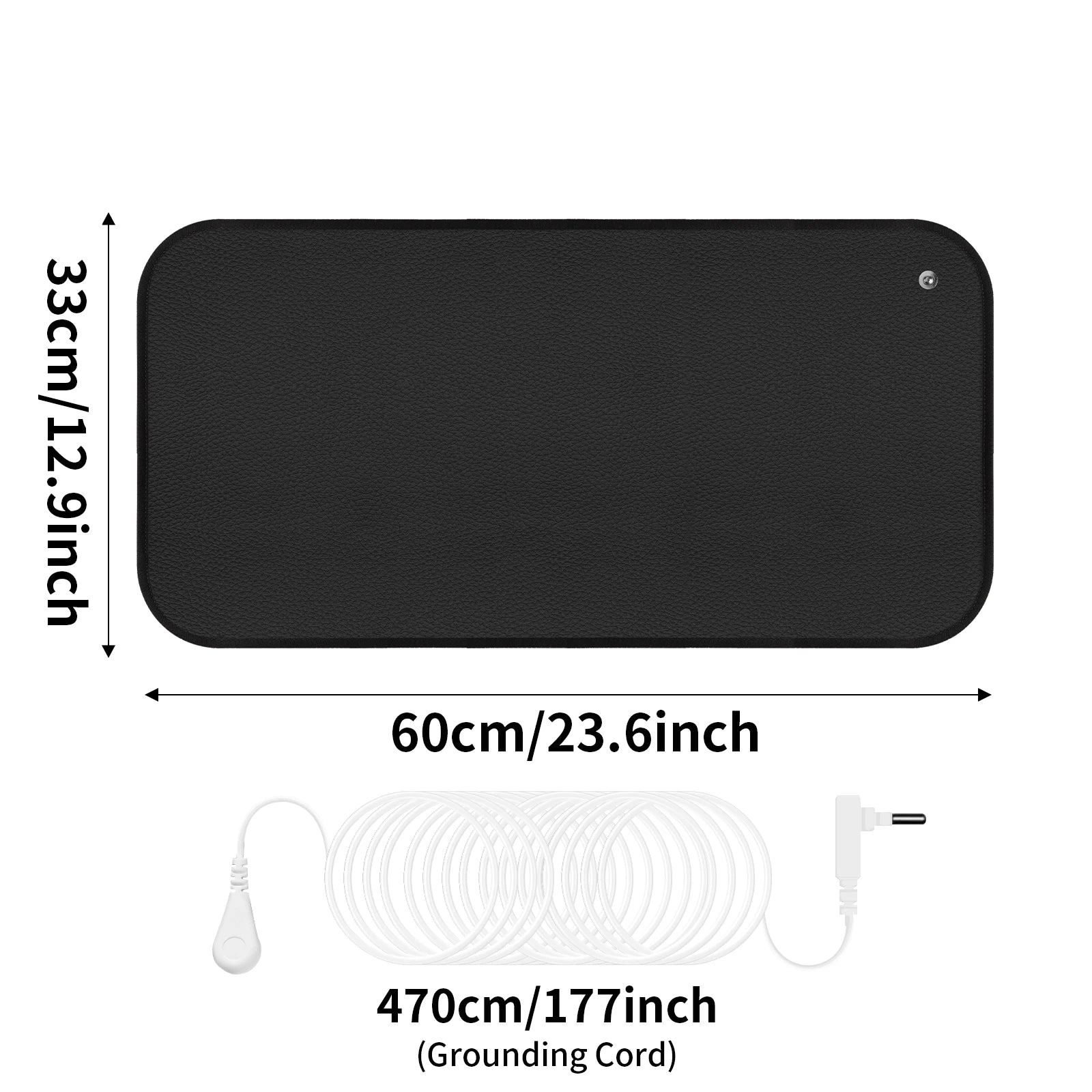 6 Size Grounding Mat Soft PU Pad for Improves Sleep Enhanced Circulation Reduces Pain Home Yoga Foot Mat Table Desk Rug