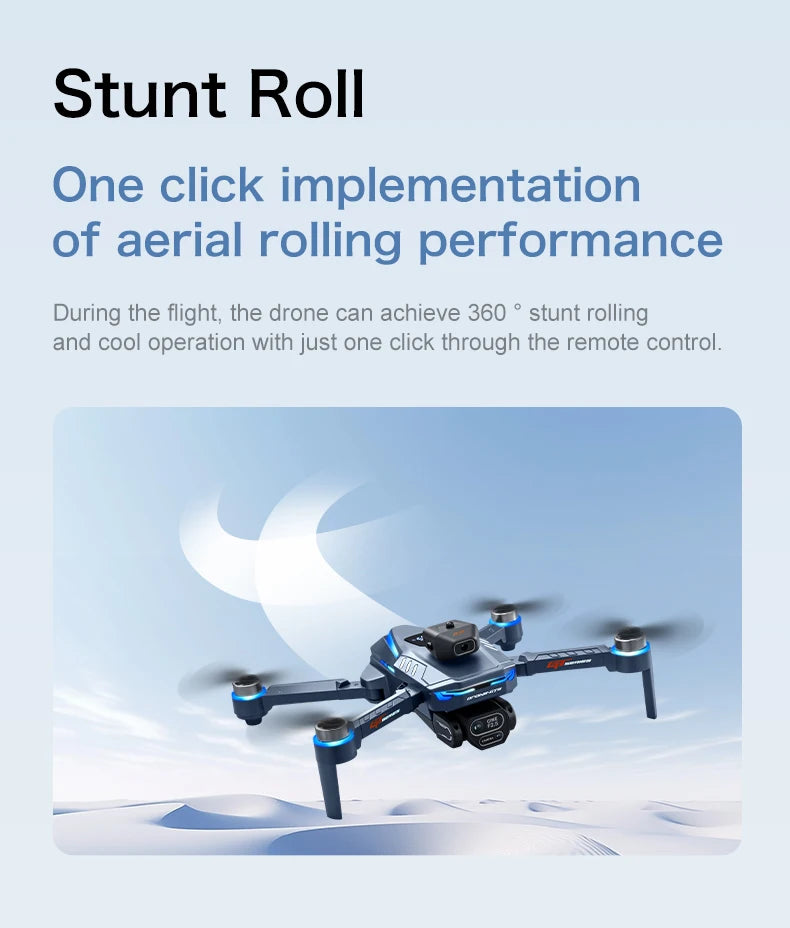 4K Camera Drone Foldable Obstacle Avoidance Quadcopter GT8 Series Tidesmit