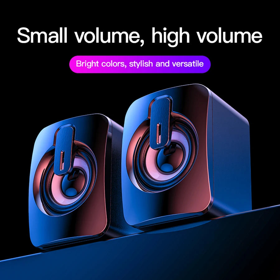 Stereo PC Soundbar - Wireless Audio Speaker for Laptop & Desktop Tidesmit