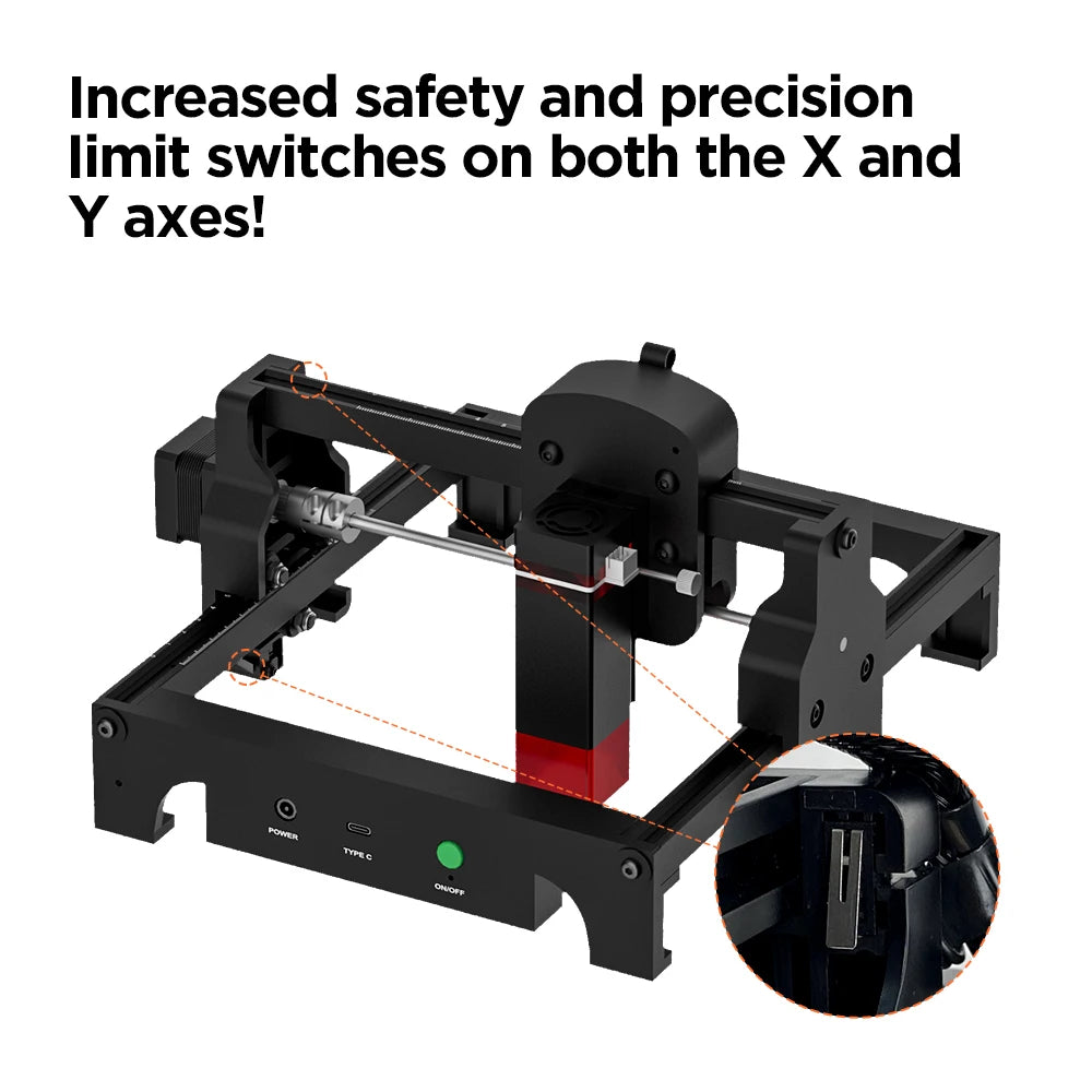ACMER S1 6W Mini Laser Engraver Portable Small Laser Engraving Cutting Tool Machine DIY for Logo Wood Leather Acrylc Beginner