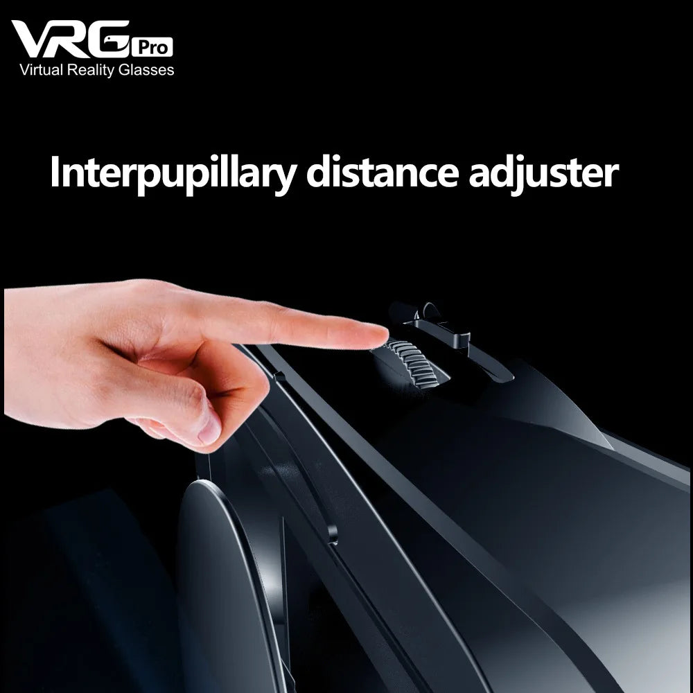 VR Headset for Smartphones - Immersive Wide Angle Smart Glasses Tidesmit