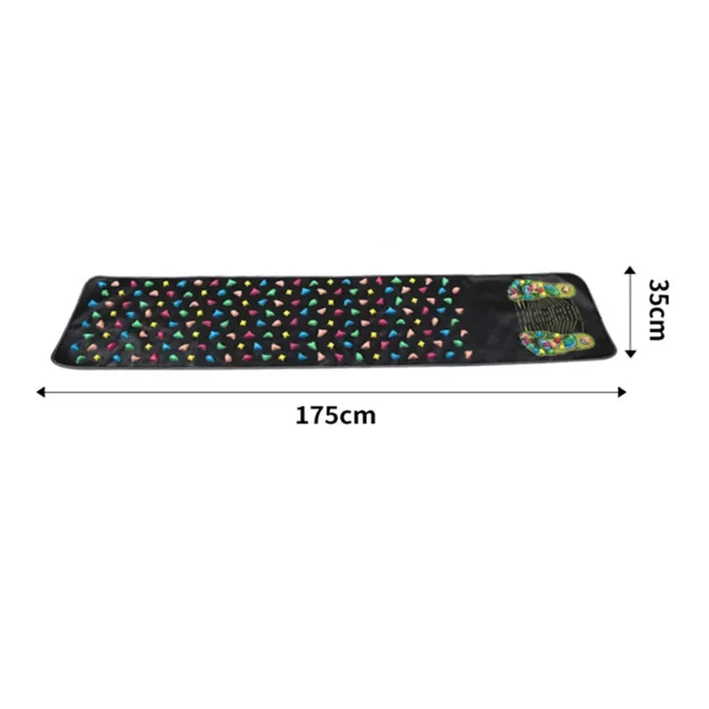 Acupressure Foot Massage Mat: Portable Wellness Tool for Relief Relaxation Treatment 35CM X 175CM Tidesmit