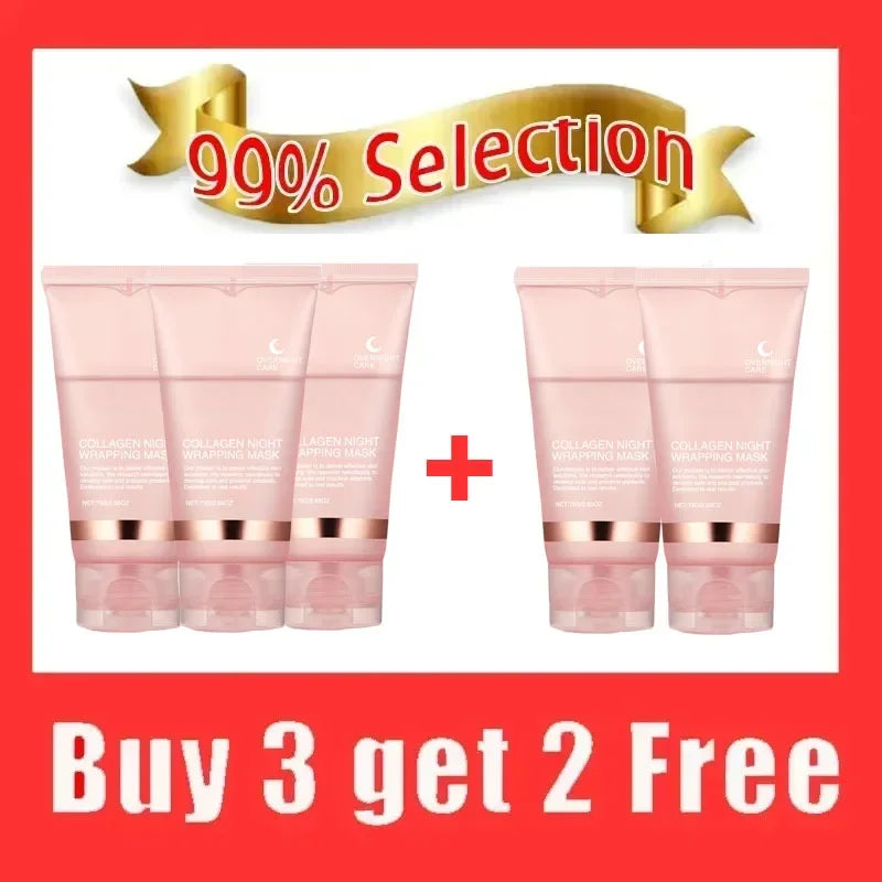 Tidesmit collagen peel-off face mask for deep hydration and skin firming texture detail