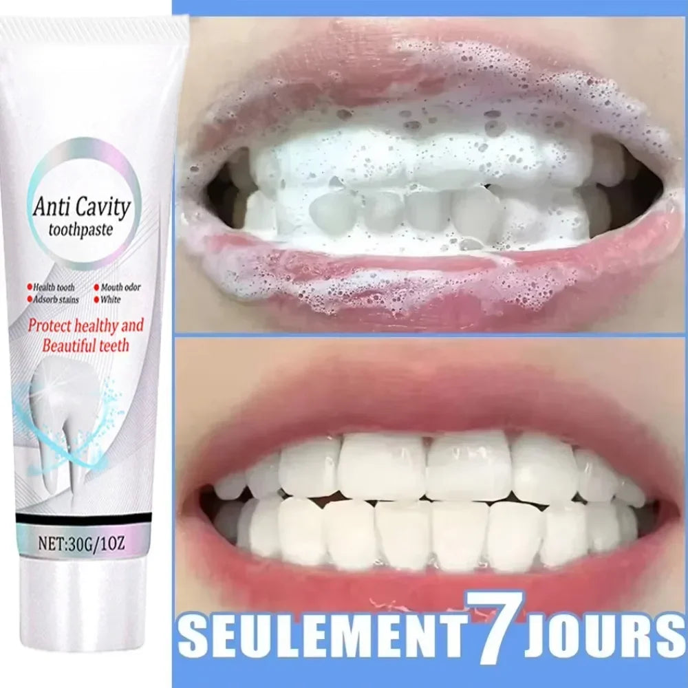 Tidesmit whitening toothpaste for cavity repair, plaque removal, and breath freshening in 6th product view.