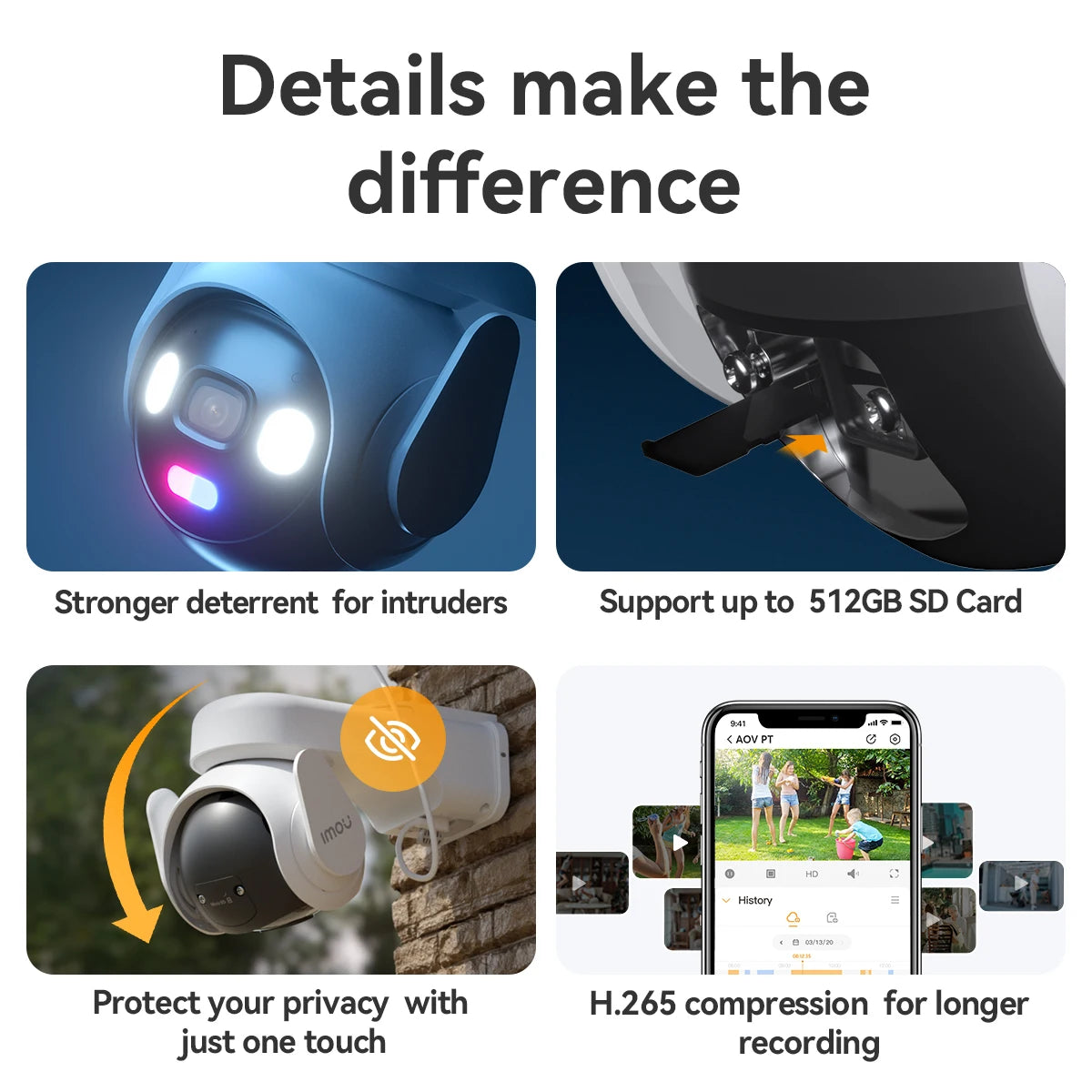IMOU 4G Sim Solar Camera AOV PT 5MP Security Camera WiFi 360° PTZ Outdoor Camera Human Auto Tracking Battery Surveillance Camera