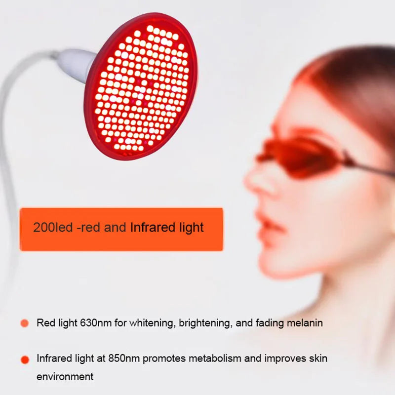 Beauty Anti Aging Red led Light bulb E27 Therapy Deep red 660 850nm IR Infrared plant grow lamp for Full Body Skin Pain Relie t