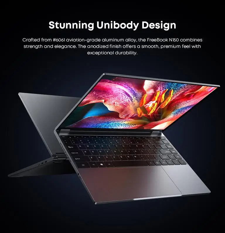 CHUWI FreeBook 2-in-1 Touch Screen Laptop Laptop 13.4'' IntelN150 16GB LPDDR5 RAM 512GB SSD FHD 2520x1680 WiFi6 BT5.2 Windows 11