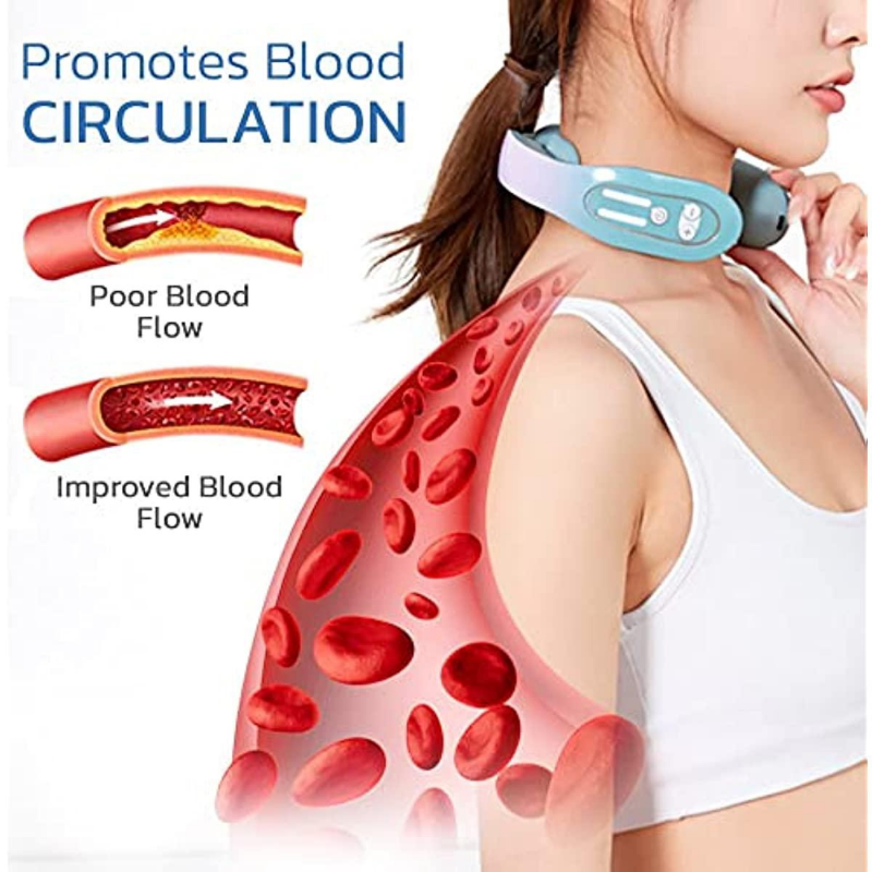 Portable Cervical Spine Massager - USB & Battery Powered Neck Relief Relaxation Treatment Tidesmit