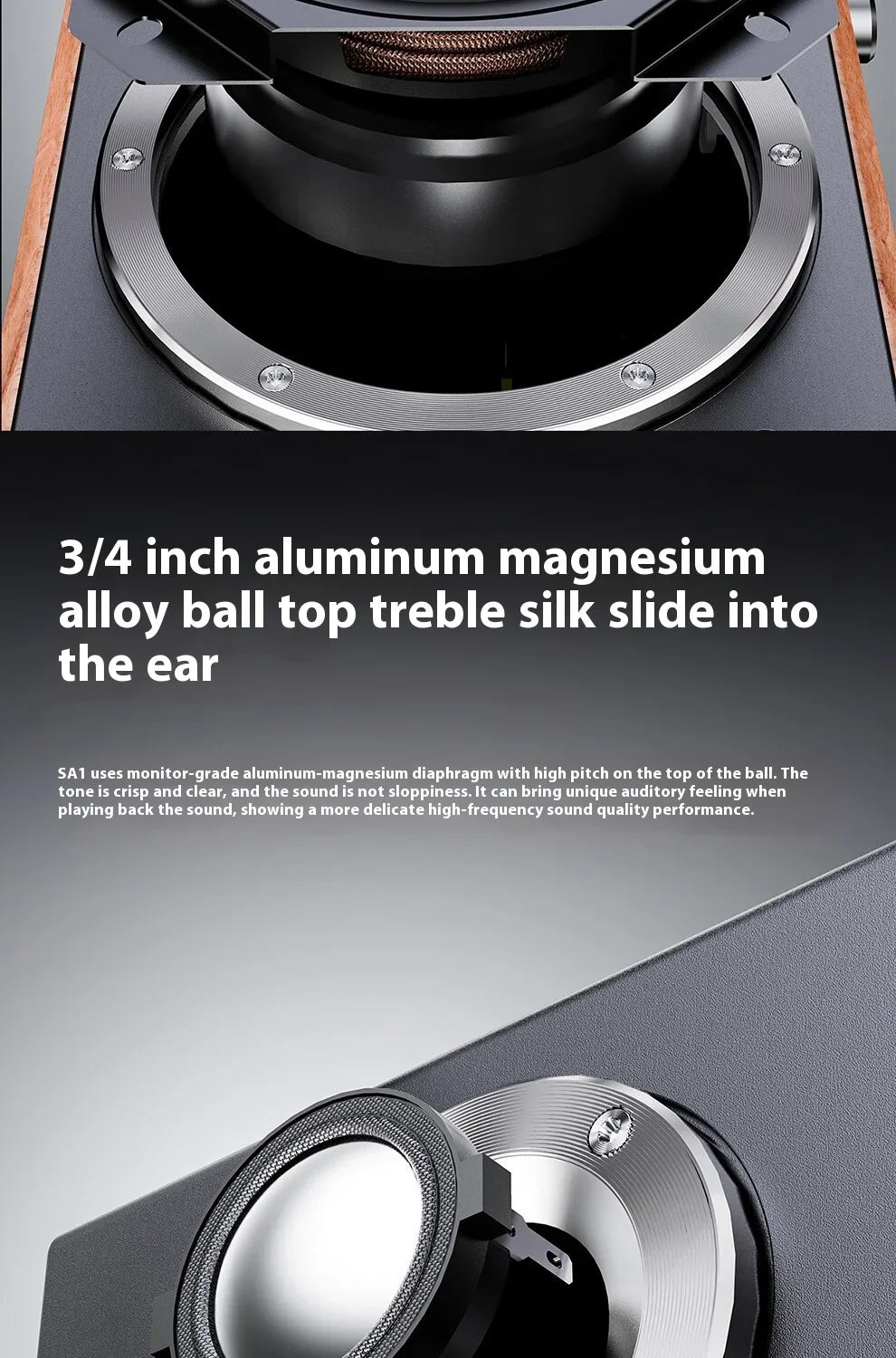 FiiO SA1 Active Speaker Desktop Bluetooth Speaker HIFI Sound Quality 31 Segment High-precision Lossless Customize PEQ LDAC APP
