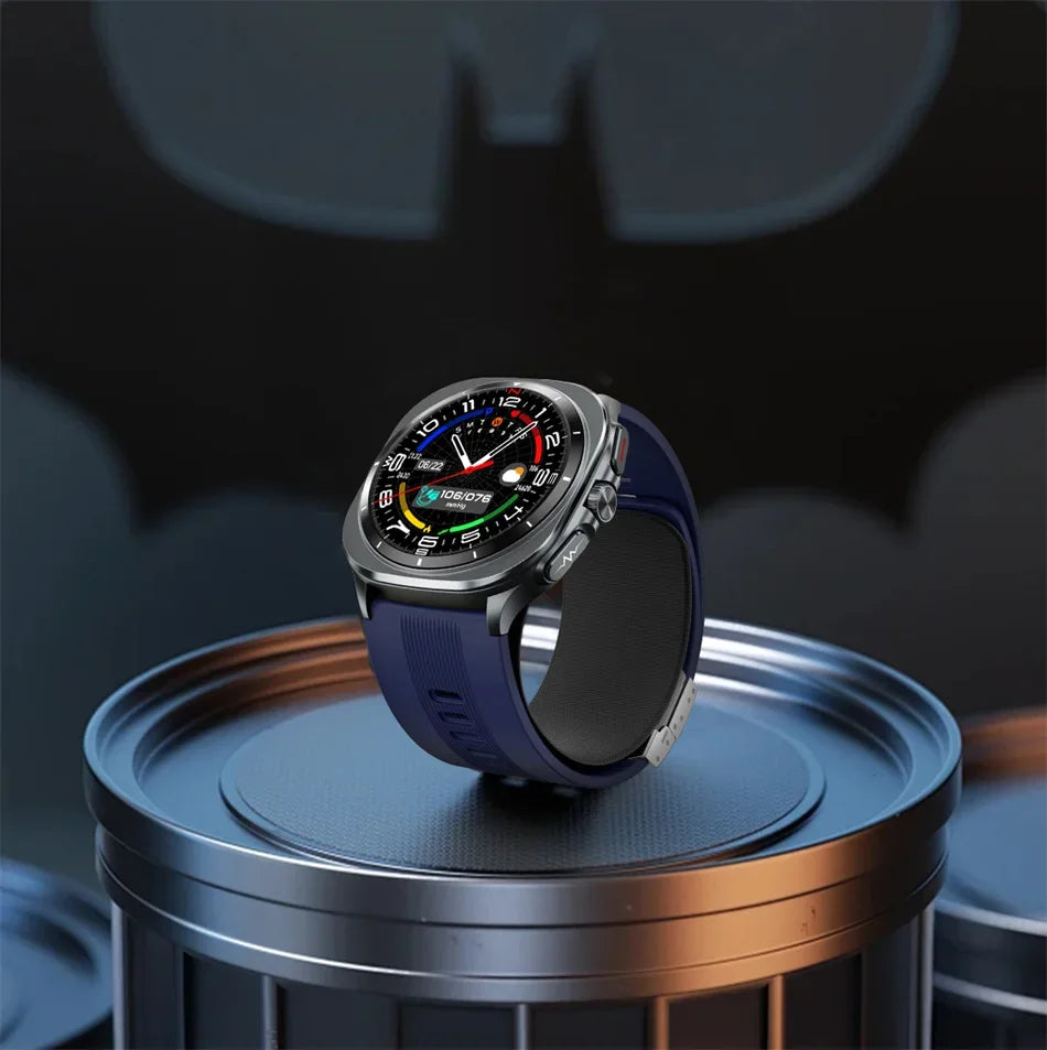 HY Digital Airbag Smartwatch for Huawei, Air Pump True Accurately Blood Pressure Watches Uric Acid Blood Lipids Health Watch Men