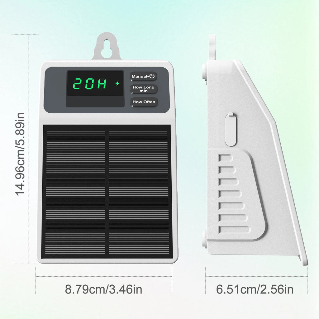 Upgraded Solar Drip Irrigation System Automatic Watering Plants Supplies for Home and Garden Balcony Greenhouse Hanging Plants