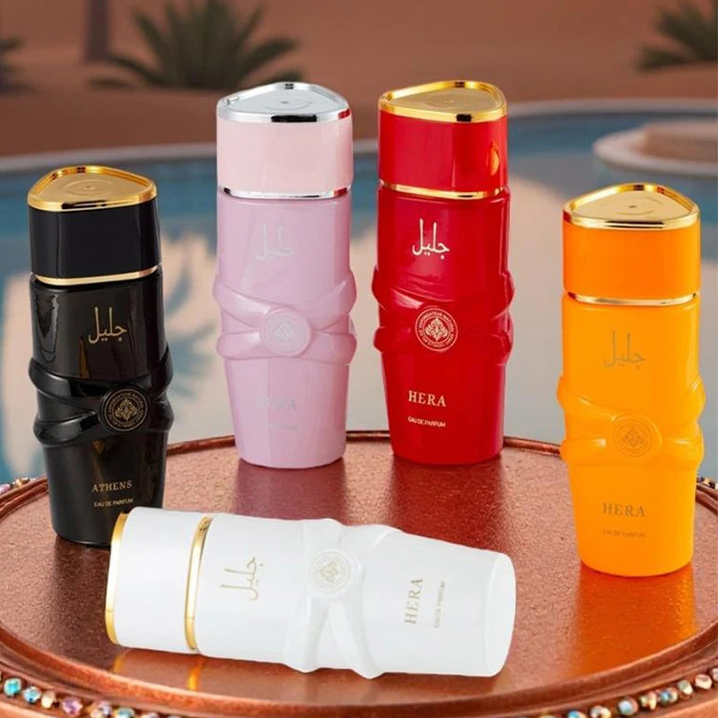 Tidesmit Arabic unisex perfume spray with floral, fruity, spicy oriental notes and musk for a long-lasting fragrance.