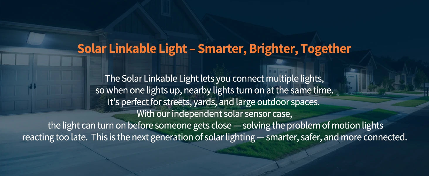 Intelamp 20000mAh Solar Flood Lights Outdoor Super Larger Solar Panel 4000LM Linkable Dual Motion Sensors For Garden Yard Garage