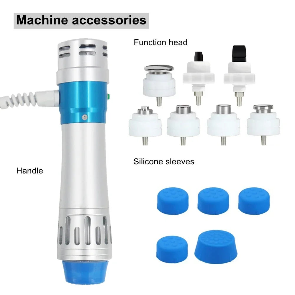 Shockwave Therapy Machine for Deep Tissue Muscle Relief - 7 Heads Massage Chairs Tidesmit
