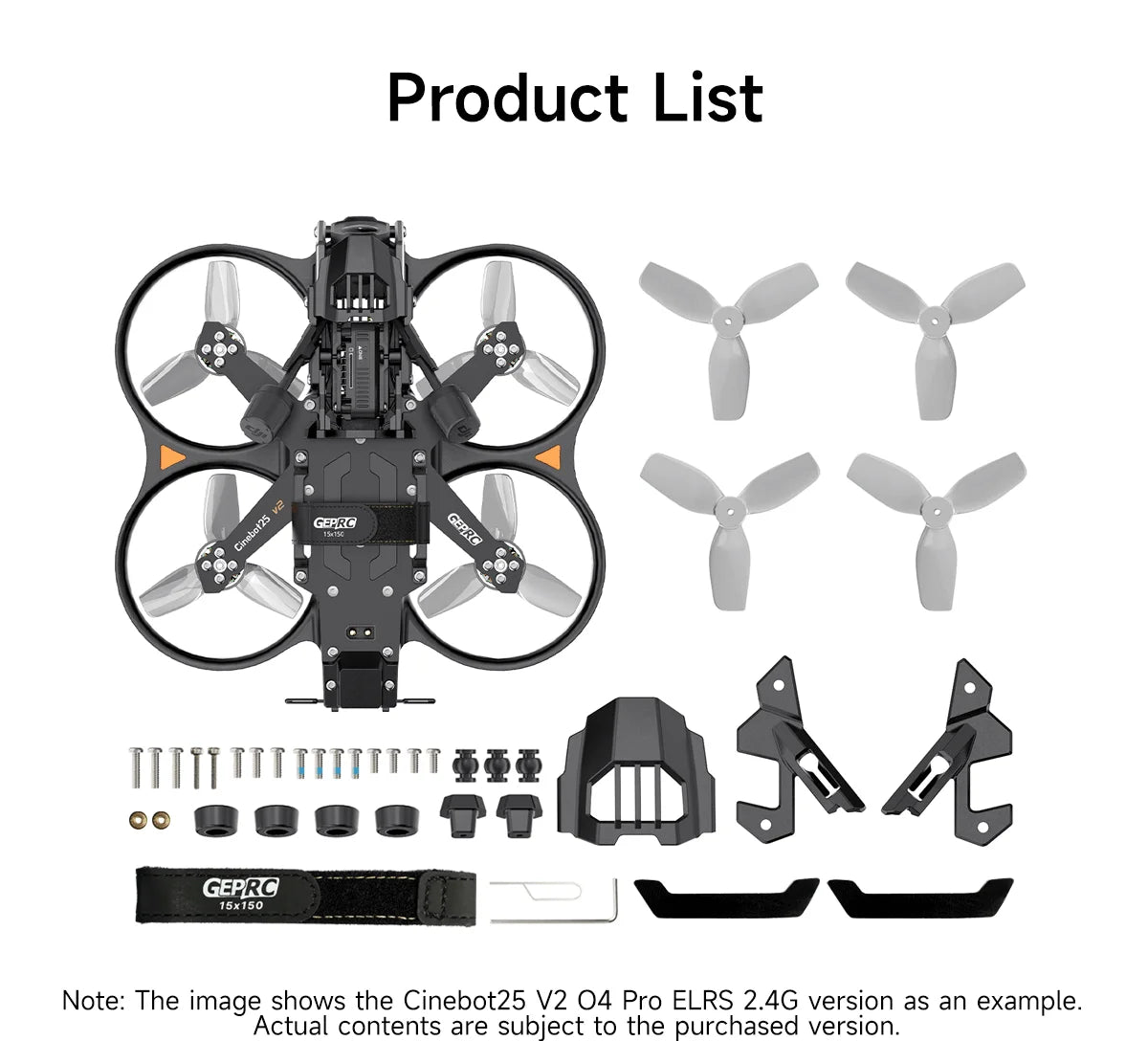 Cinebot25 V2 O4 Pro 2.5 Inch Cinewhoop Drone for Smooth 4K FPV Footage Tidesmit