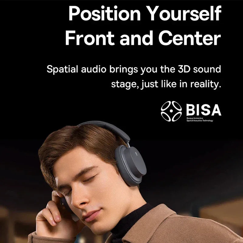 Tidesmit Wireless Bluetooth 5.3 Headphones with 3D Spatial Audio Tidesmit