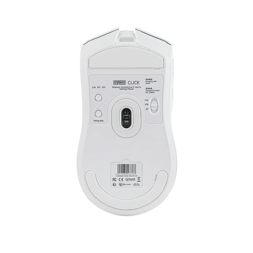 EPOMAKER Click Tri-mode Wireless Lightweight Gaming Mouse 8K Polling Rate with PAW3950 Sensor & 800 to 42000 DPI