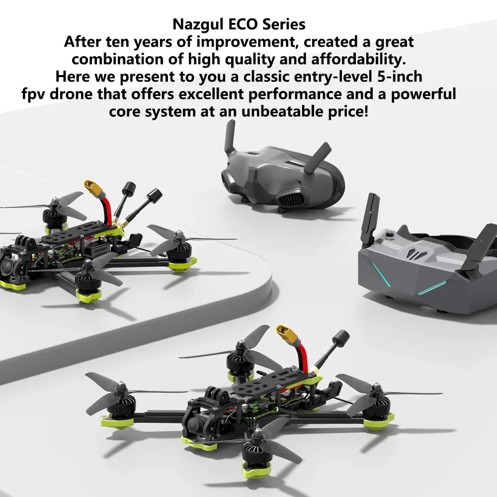 iFlight Nazgul DC5 ECO 5-inch FPV Drone 6S 4K System Tidesmit