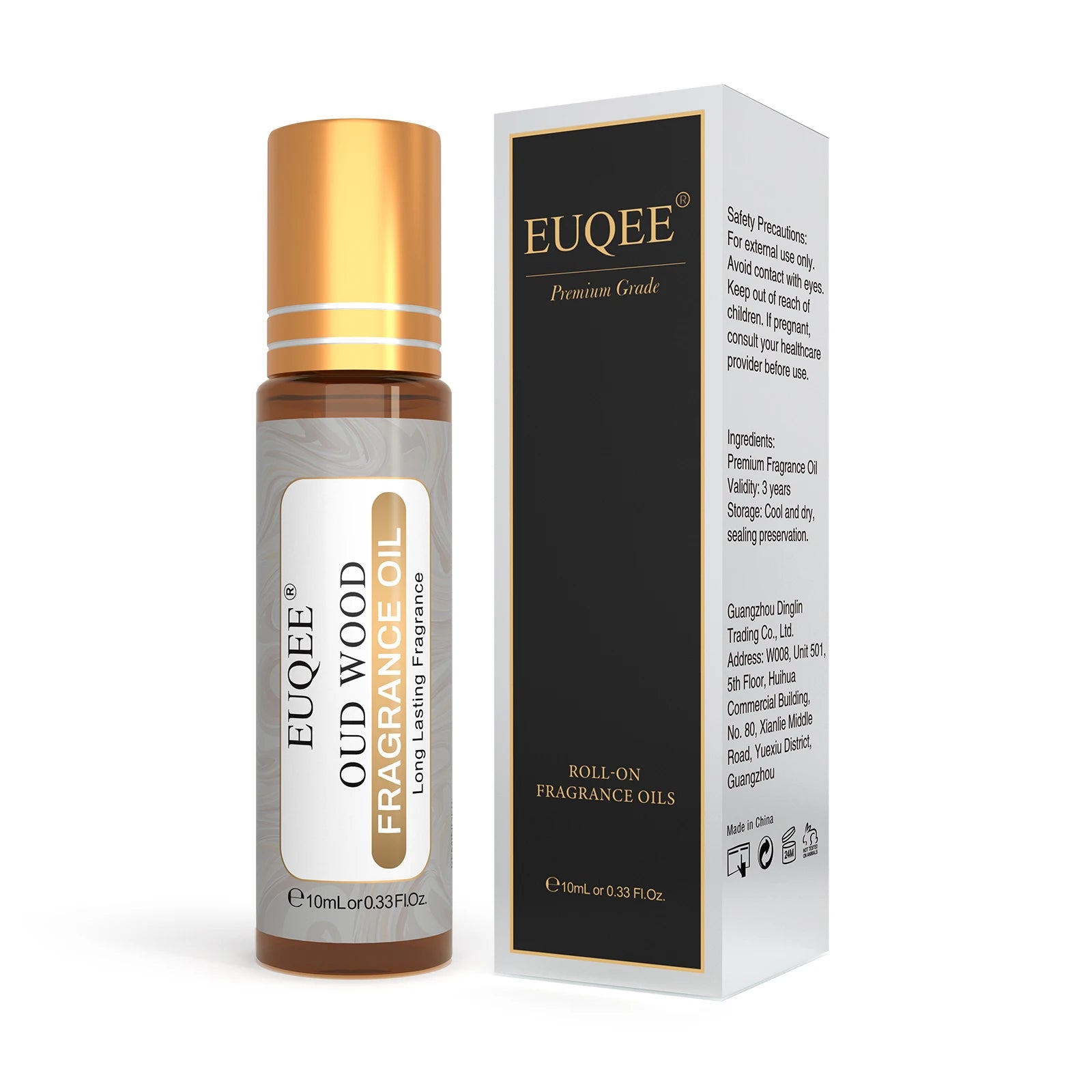 EUQEE 10ml Premium Men's Fragrance Oil For Car Diffuser Aromatherapy Vanilla Musk Leather Amber Romance Aroma Essential Oils