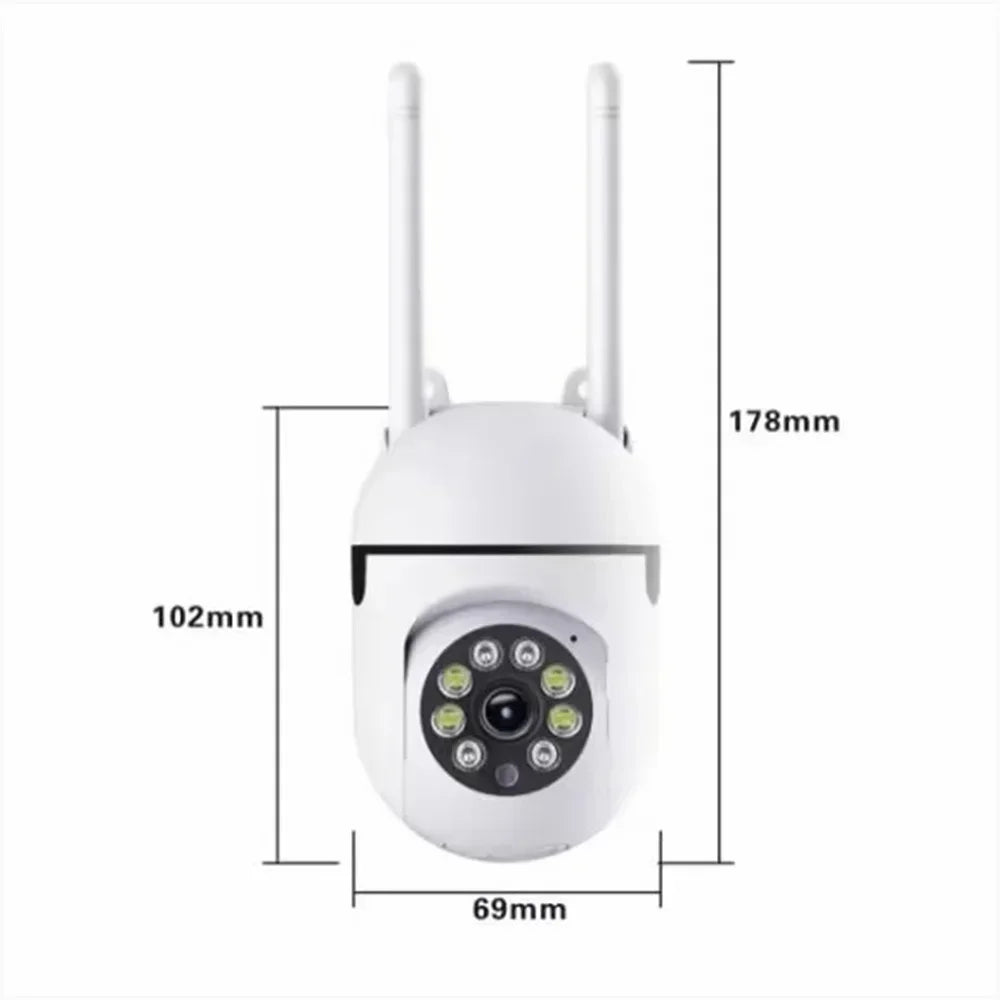 8MP Wireless Security Surveillance Wifi IP Camera AI Human Tracking 2-Way Audio CCTV Camera 4X Zoom Cam Color Night Vision