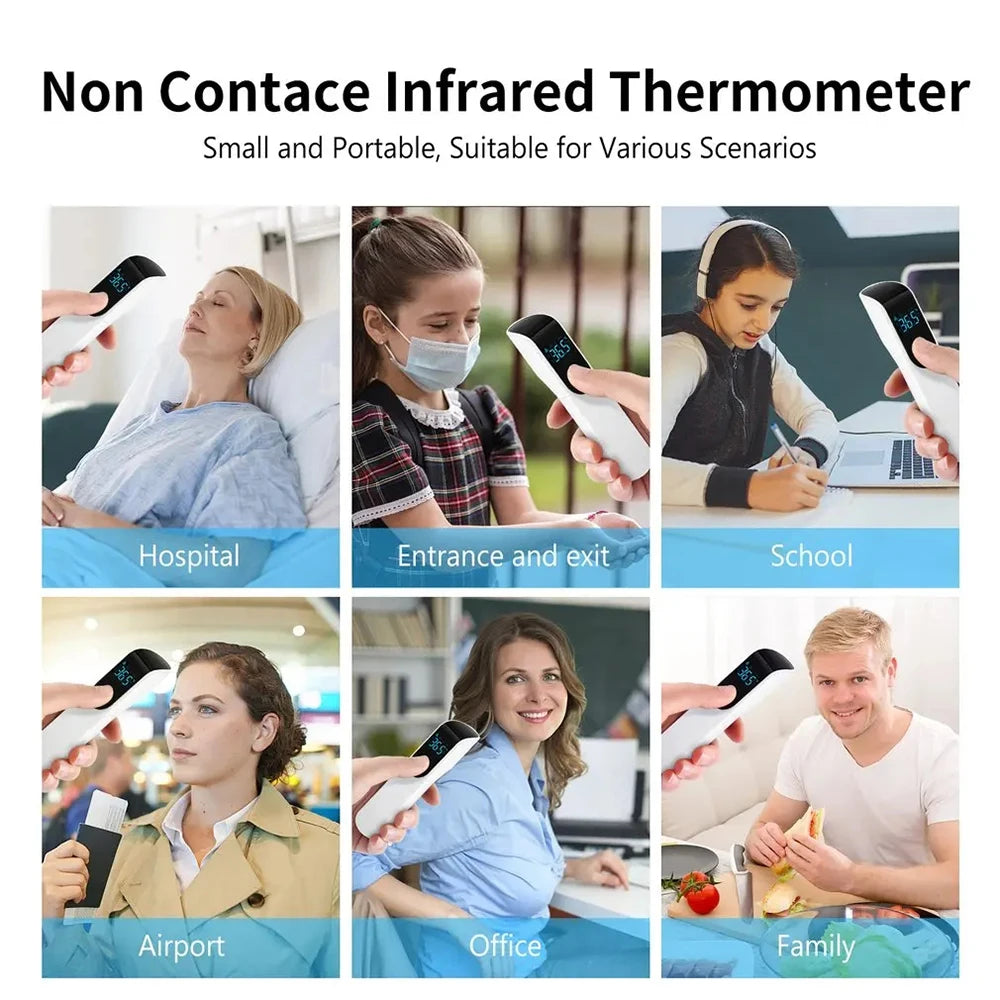 Medical Temperature Infrared Thermometer Forehead Digital Non-contact Thermomete LED Display Home Baby Adult Fever Measure Tool