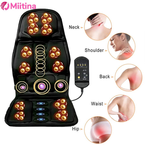 Electric Massage Chair Pad with Heat Therapy & Vibration | Tidesmit Massage Chairs Tidesmit