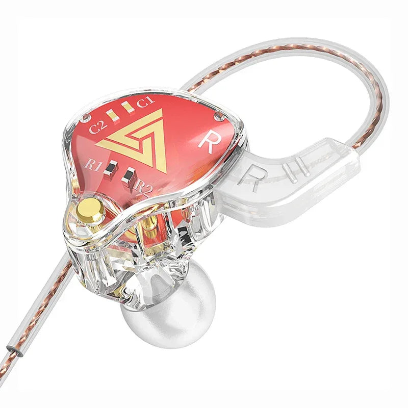 Wired In-Ear Monitors HiFi Stereo Earphones with Mic by Tidesmit Tidesmit