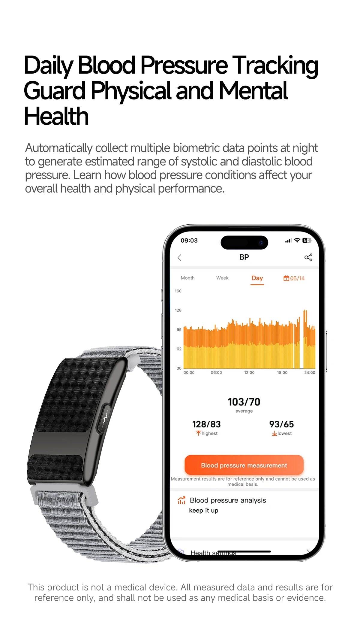 VWAR FLOW ECG Smart Fitness Bracelet Heart Rate Blood Oxygen Sleep Monitor Body Temperature Stress Tracker Women Men Health Band