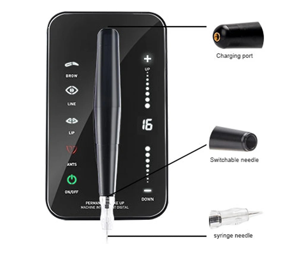 PMU Machine Kit: Digital Touch Screen Permanent Makeup Pen Set Permanent Makeup Machines Tidesmit