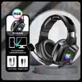 Tidesmit Wired Gaming Headset with Mic | Stereo Audio | 3.5mm Jack Black Tidesmit
