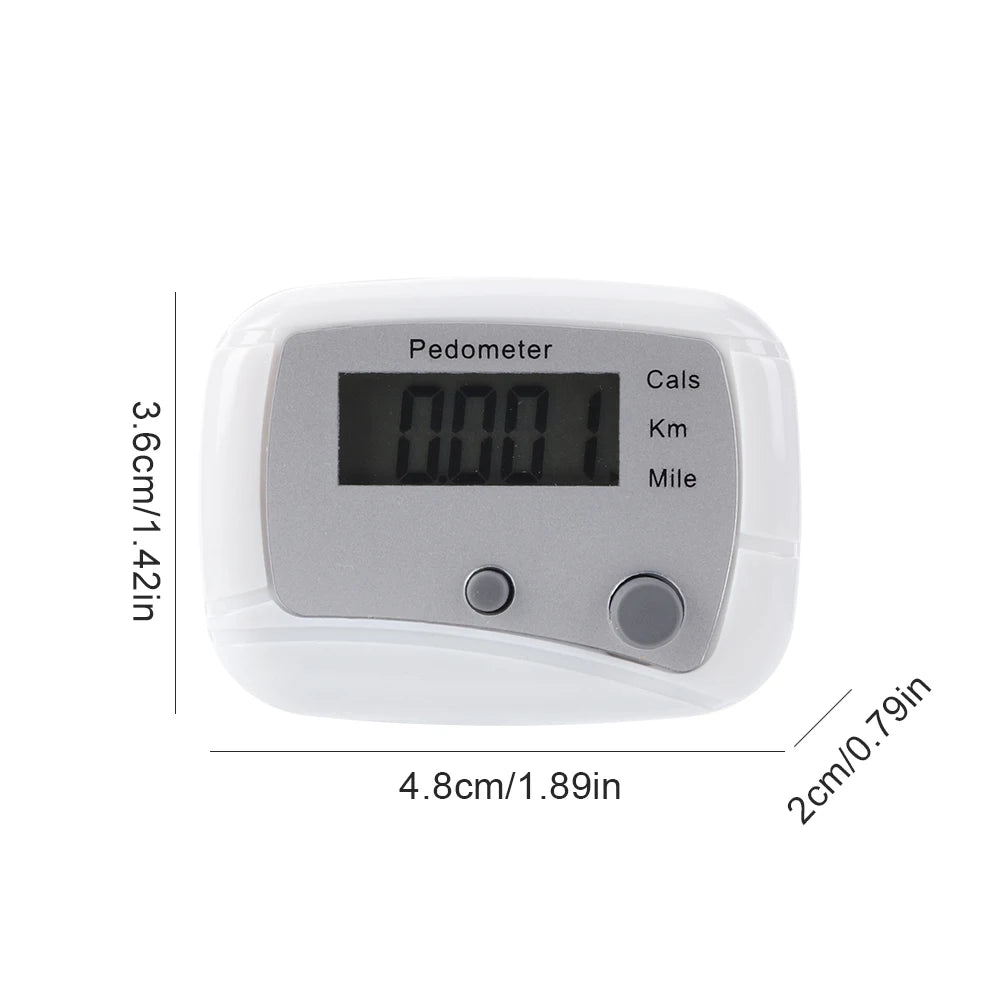 Walking Pedometer Portable Pedometer Multi-Function Accurate Step Tracker Mile Kilometer Calorie Calculation for Outdoor Sports