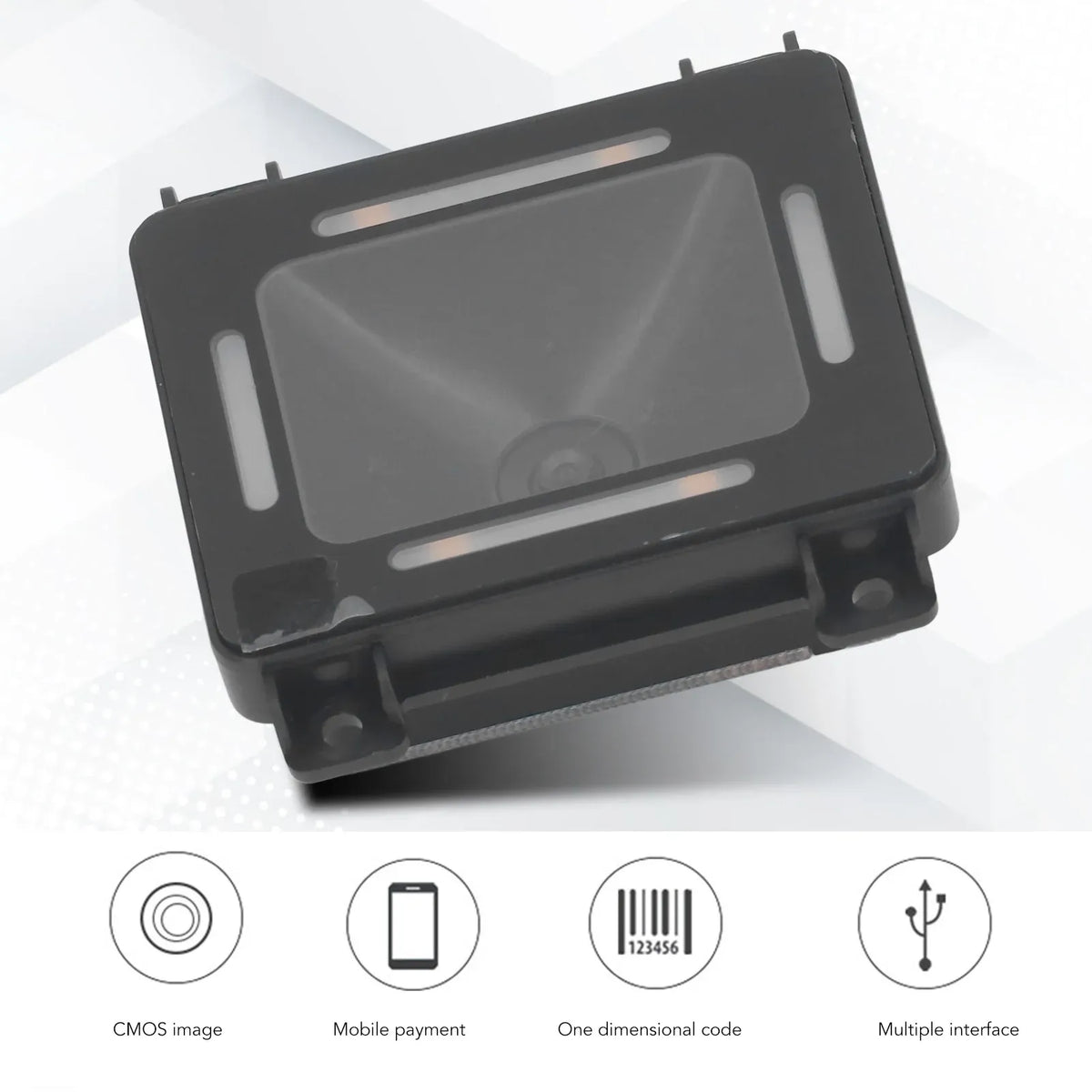 Barcode Scanner Module Embedded 2D Barcode Reader Module Fixed Mount Automatic Induction Ultra Thin for Self Service Equipment