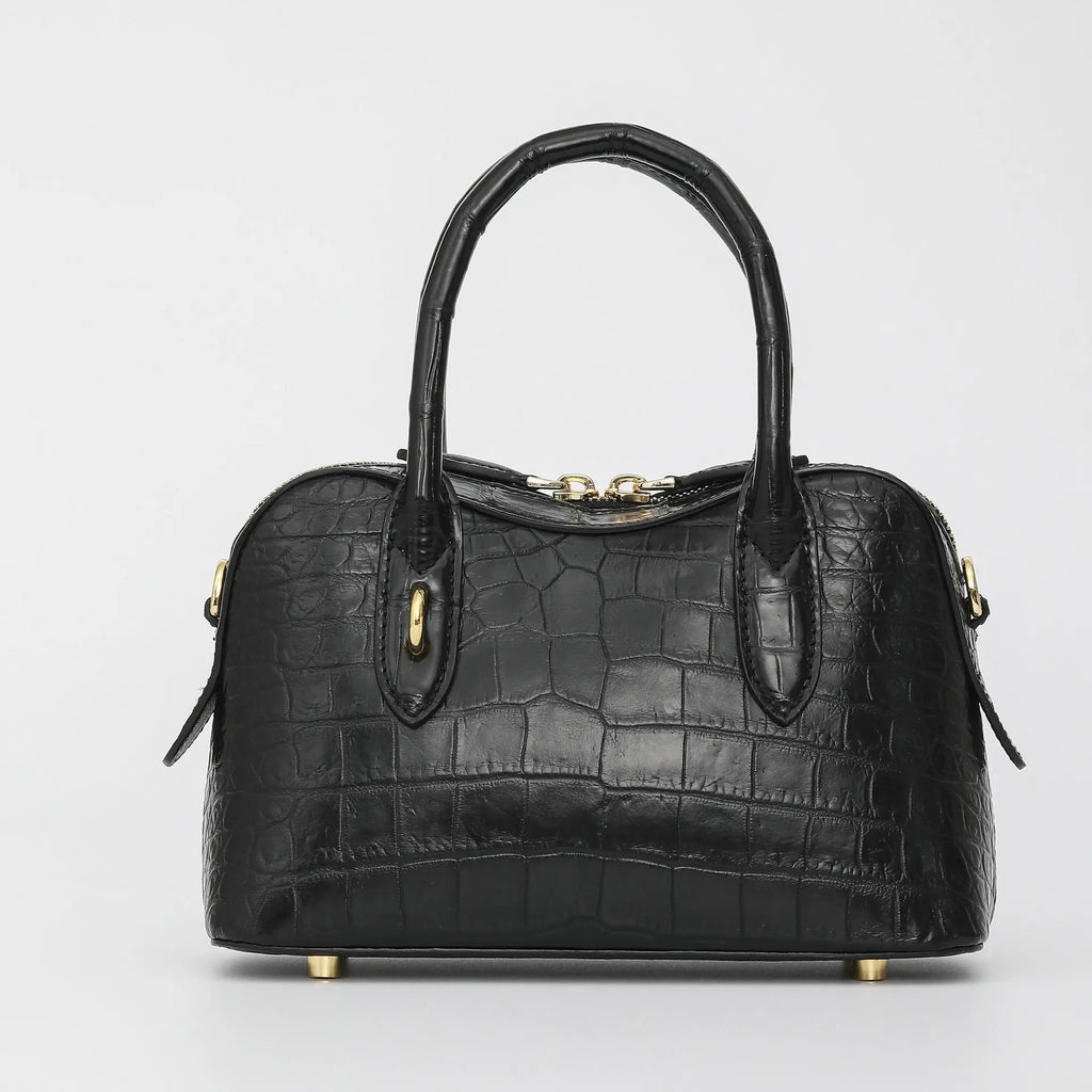 2025 New Design Fashion Crocodile Leather Women's Handbag Luxury Genuine Leather Lady Shoulder Bag Leisure Bag For Women 45