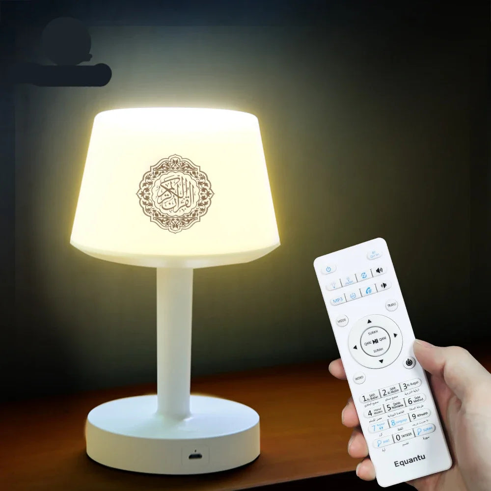 Islamic Arabic Quran Muslim Ramadan Azan Koran Night Light Bright Lamp Wireless Bluetooth Speaker Portable Islam Arab Holy Music