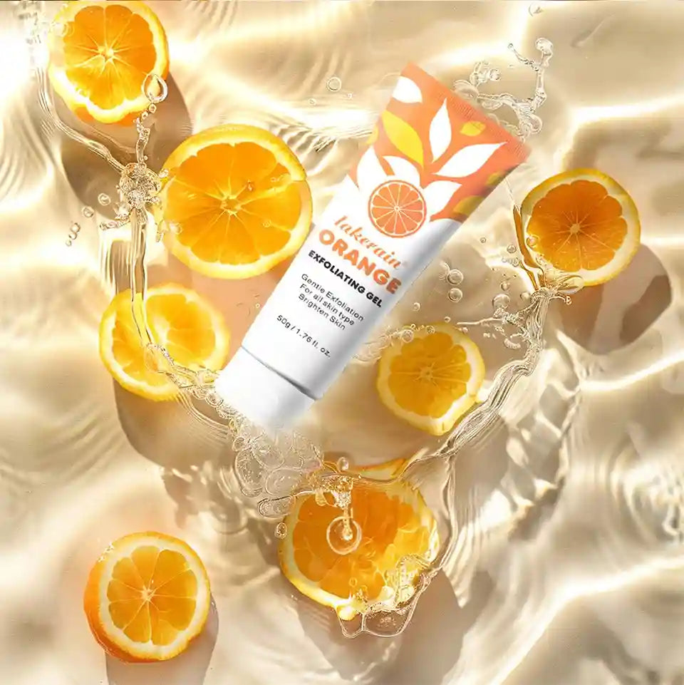 Orange Exfoliating Gel for Radiant Skin - Natural Brightening Treatment Scrubs Treatments Tidesmit