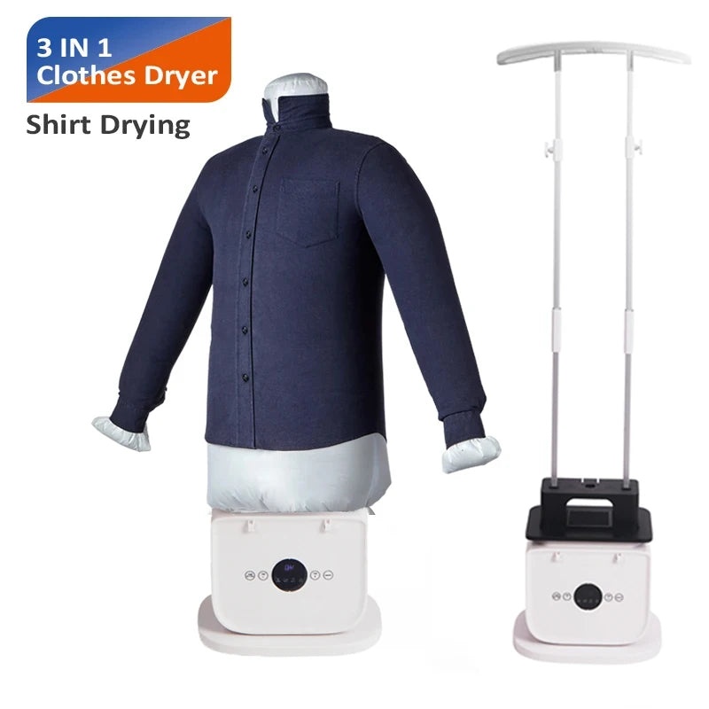 Tidesmit portable folding automatic clothing ironing and air drying machine for clothes and shoes front view