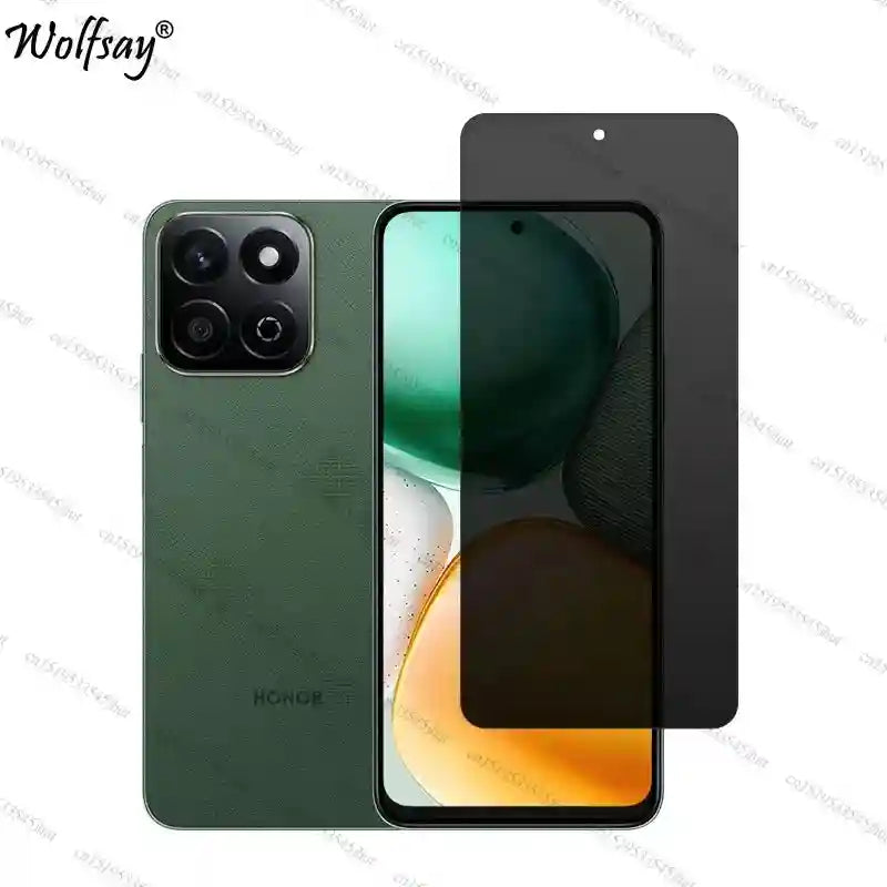 Honor X7c 5G Privacy Screen Protector - 9H Hardness Anti-Spy Glass AE 1 Front Glass Tidesmit