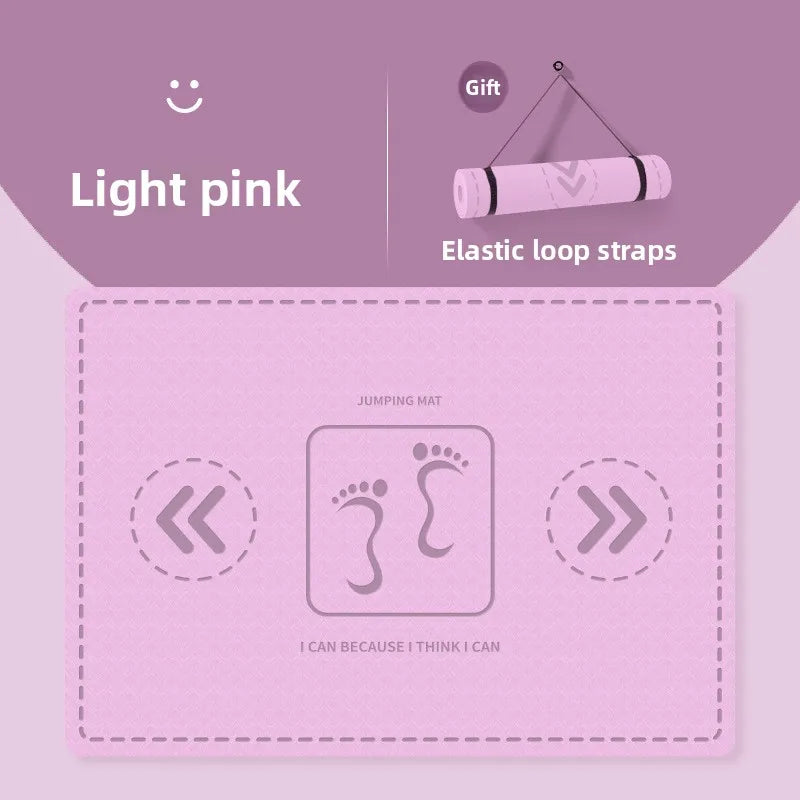 New Able Large Double Yoga Mat Thickened 12mm Widened Mat Parent-child Family Fitness Dancing Sound Insulation